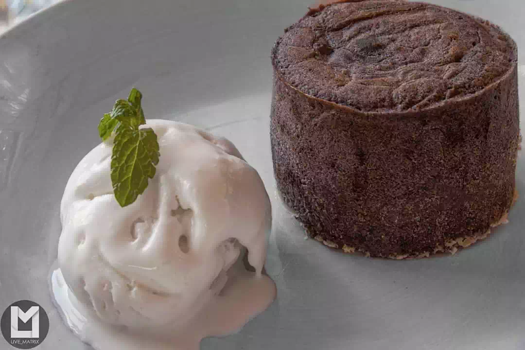 Chocolate Fondant With Vanilla Ice Cream
